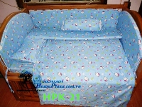 Chăn ga gối quây cũi Hàn Quốc KITTY HPK21